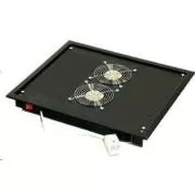 TRITON Ventilacijska enota zgornja (spodnja), 2 ventilatorja-230V/30W, termostat, črna