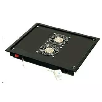 TRITON Ventilacijska enota zgornja (spodnja), 2 ventilatorja-230V/30W, termostat, črna