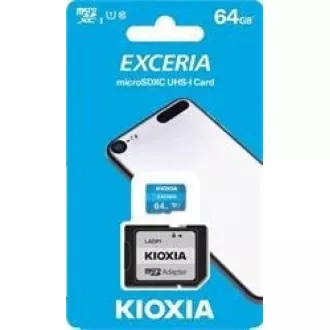 KIOXIA Exceria microSDXC 64GB M203, UHS-I U1 Class 10