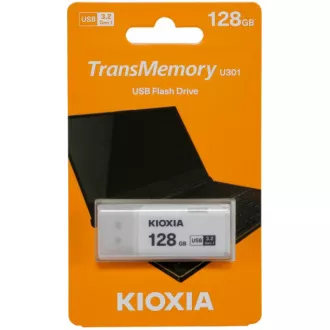 KIOXIA Hayabusa Flash disk 128 GB U301, bela