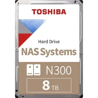 TOSHIBA HDD N300 NAS 8TB, SATA III, 512 MB predpomnilnika, BULK