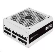 Napajalnik CORSAIR, RM750-80 PLUS Gold (ATX, 750W, modularni), bel