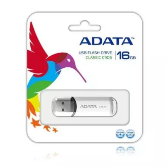 ADATA Flash disk 16 GB C906, USB 2.0 Classic, bel