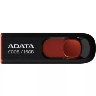 ADATA Flash disk 16 GB C008, USB 2.0 Classic, črn