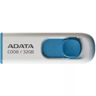 ADATA Flash disk 32 GB C008, USB 2.0 Classic, bel