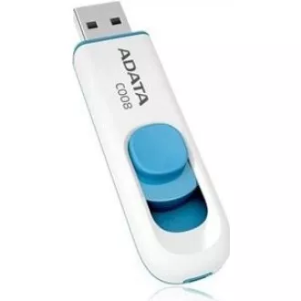 ADATA Flash disk 64 GB C008, USB 2.0 Classic, bel