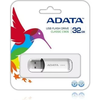 ADATA Flash disk 32 GB C906, USB 2.0 Classic, bel