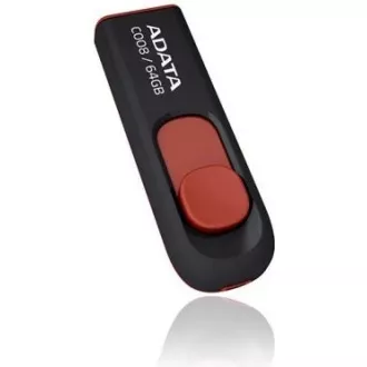 ADATA Flash disk 64 GB C008, USB 2.0 Classic, črn