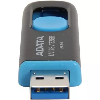 ADATA Flash disk 32 GB UV128, USB 3.1 Dash Drive (R:40/W:25 MB/s) črno/modra