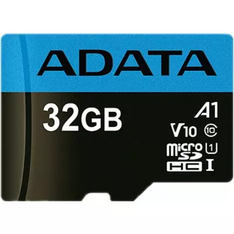 ADATA MicroSDHC kartica 32GB UHS-I Class 10 SD adapter, Premier ADATA MicroSDHC kartica 32GB UHS-I Class 10 SD adapter, Premier