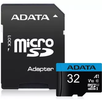 ADATA MicroSDHC kartica 32GB UHS-I Class 10 SD adapter, Premier ADATA MicroSDHC kartica 32GB UHS-I Class 10 SD adapter, Premier