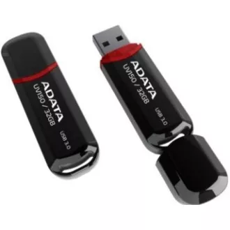 ADATA Flash disk 32 GB UV150, USB 3.1 Dash Drive (R:90/W:20 MB/s), črn