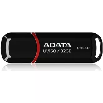 ADATA Flash disk 32 GB UV150, USB 3.1 Dash Drive (R:90/W:20 MB/s), črn