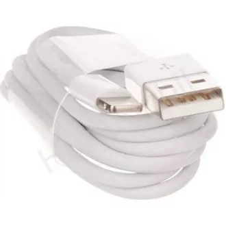 APPLE kabel USB s priključkom lightning - bel (v pakiranju) 1 m