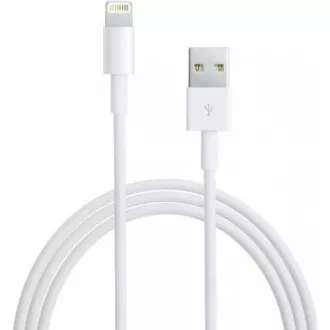 APPLE kabel USB s priključkom lightning - bel (v pakiranju) 1 m