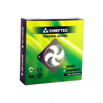 CHIEFTEC ventilator AF-1225S, 120x120x25 mm Ventilator, s 3/4-pin priključkom