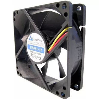 Ventilator CHIEFTEC AF-0825S, 80x80x25 mm Ventilator z rokavom, s 3/4-pin priključkom