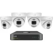 iGET HOMEGUARD HGNVK84804 - Komplet kamer PoE 2K NVR 8CH   4x zunanja kamera z zvokom