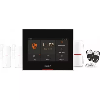iGET HOME X5 Advanced - Wi-Fi pametni hišni alarm z LCD-zaslonom, celoten komplet, podpora Tuya