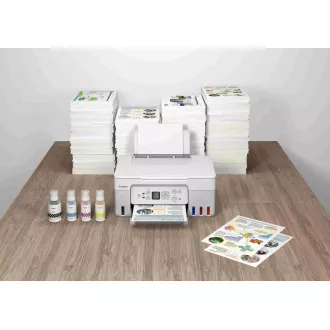 Canon PIXMA Printer white G3470 WHITE (kartuše s črnilom za ponovno polnjenje) - MF (tiskanje, kopiranje, skeniranje), USB, Wi-Fi - A4/11min.