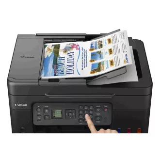 Canon PIXMA Tiskalnik črne barve G4470 (kartuše s črnilom za ponovno polnjenje) - MF (tiskanje, kopiranje, skeniranje, faks), USB, Wi-Fi - A4 11/min.