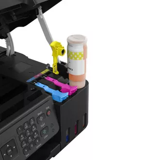Canon PIXMA Tiskalnik črne barve G4470 (kartuše s črnilom za ponovno polnjenje) - MF (tiskanje, kopiranje, skeniranje, faks), USB, Wi-Fi - A4 11/min.