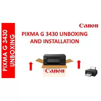 Canon PIXMA G3430 črna (kartuše s črnilom za ponovno polnjenje) - barvna, MF (tiskanje, kopiranje, skeniranje), USB, Wi-Fi - Razpakirano
