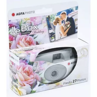 Agfaphoto LeBox Wedding Flash 400/27 - analogni fotoaparat za enkratno uporabo