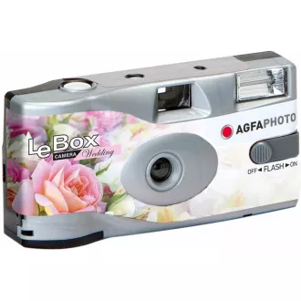 Agfaphoto LeBox Wedding Flash 400/27 - analogni fotoaparat za enkratno uporabo