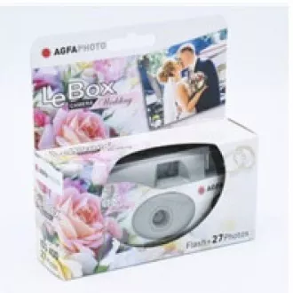 Agfaphoto LeBox Wedding Flash 400/27 - analogni fotoaparat za enkratno uporabo