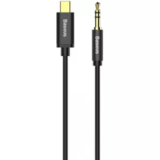 Baseus Yiven Series zvočni kabel USB-C / 3, 5 mm Jack 1, 2 m, črn