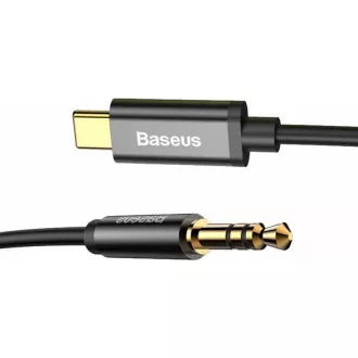 Baseus Yiven Series zvočni kabel USB-C / 3, 5 mm Jack 1, 2 m, črn
