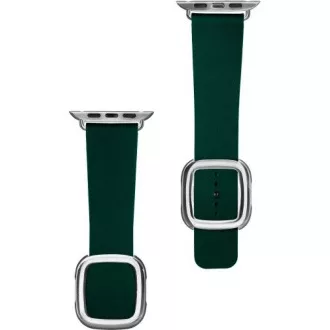 COTEetCI Usnjeni magnetni trak Nobleman za Apple Watch 42 / 44 mm zelen