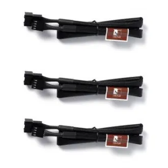 NOCTUA Podaljševalni kabli za 4-pinski ventilator NA-SEC3, 3x 60 cm, črni NOCTUA Podaljševalni kabli za 4-pinski ventilator NA-SEC3, 3x 60 cm, črni