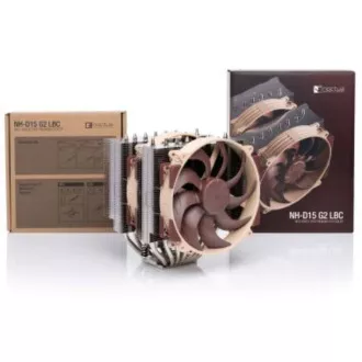 NOCTUA procesorski hladilnik NH-D15 G2 LBC, 2x 140mm, LGA1851, AM5, rjava/srebrna