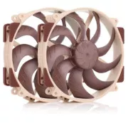 Ventilator NOCTUA NF-A14x25r-G2-PWM-Sx2-PP, 2x 140 mm, rjav