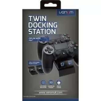 VENOM VS2737 Bela PS4 Twin priklopna postaja VENOM VS2737 Bela PS4 Twin priklopna postaja