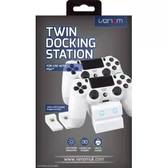 VENOM VS2737 Bela PS4 Twin priklopna postaja VENOM VS2737 Bela PS4 Twin priklopna postaja