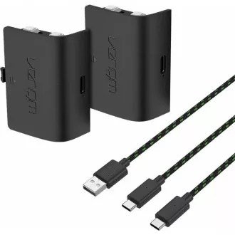 VENOM VS2882 Dvojna baterija za Xbox Series S/X & One Black   3 metre kabla