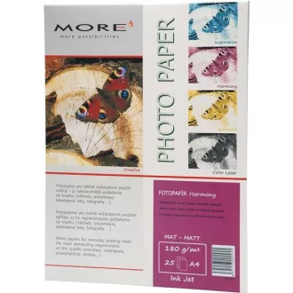 ARMOR Fotopapir MORE Harmony 180g/m2; mat, 25 listov, A4 ARMOR Fotopapir MORE Harmony 180g/m2; mat, 25 listov, A4