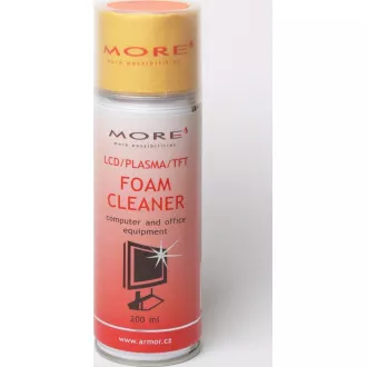 ARMOR LCD/PLASMA/TFT čistilna pena 200 ml,   mikroaktivna krpa