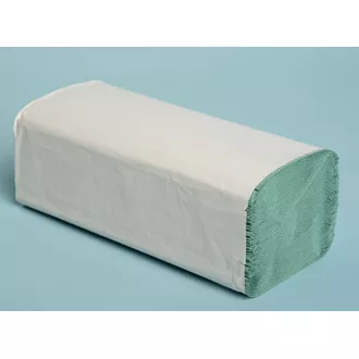 Brisače pap. Z-Z 1vrs. zelena reciklirana 23x25cm 20x250pcs=5000pcs Brisače pap. Z-Z 1vrs. zelena reciklirana 23x25cm 20x250pcs=5000pcs