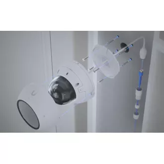 UBNT UVC-AI-Dome-B - Kamera AI Dome PoE, 8 MP, črna