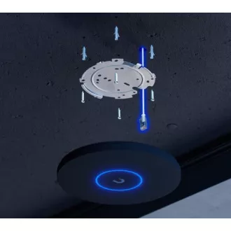 UBNT UniFi U7-Pro-XGS, brez adapterja PoE, črna