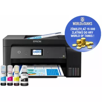 EPSON tiskalniško črnilo EcoTank L14150, 4v1, 4800x1200, A3 , 38 strani na minuto, USB, Wi-Fi EPSON tiskalniško črnilo EcoTank L14150, 4v1, 4800x1200, A3 , 38 strani na minuto, USB, Wi-Fi
