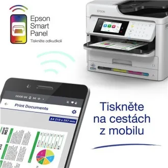 EPSON črnilo za tiskalnik WorkForce WF-C5890DWF, 4v1, A4, 25 str/min, USB, LAN, Wi-Fi (Direct)