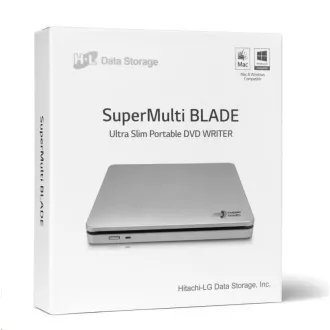 HITACHI LG - Zunanji DVD-W/CD-RW/DVD±R/±RW/RAM/M-DISC GP70NS50, Blade Ultra Slim, srebrn, škatla SW HITACHI LG - Zunanji DVD-W/CD-RW/DVD±R/±RW/RAM/M-DISC GP70NS50, Blade Ultra Slim, srebrn, škatla SW