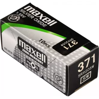 AVACOM Baterija z nepolnilnim gumbom 371 Maxell Silver Oxide 1pc Blister