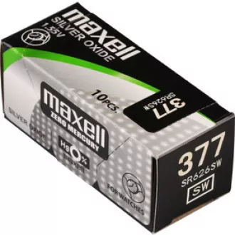 AVACOM 377 Maxell Silver Oxide nepolnilna gumbna baterija 1pc Blister