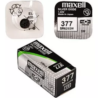 AVACOM 377 Maxell Silver Oxide nepolnilna gumbna baterija 1pc Blister